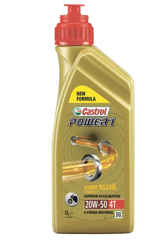 Моторное масло Castrol Power 1 4T 20W-50, 1л